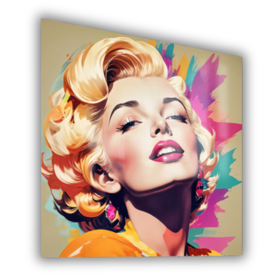 Marilyn Monroe Pop Art I Metal Print