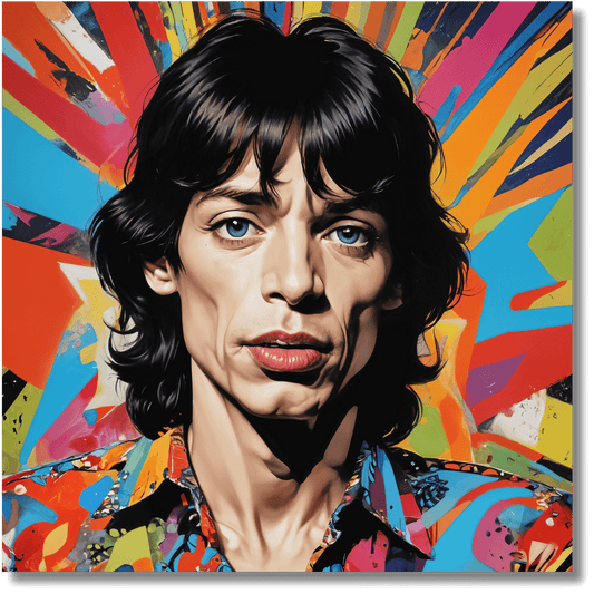  Mick Jagger Modern Pop Art Print