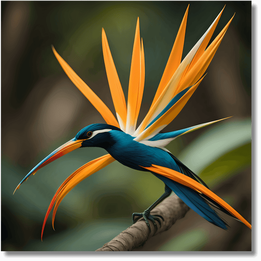 Mystic Bird of Paradise I - Metal Wall Art 